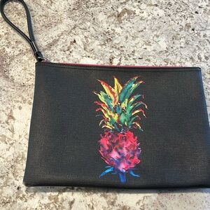 Vince Camuto Pineapple Print Wristlet Clutch